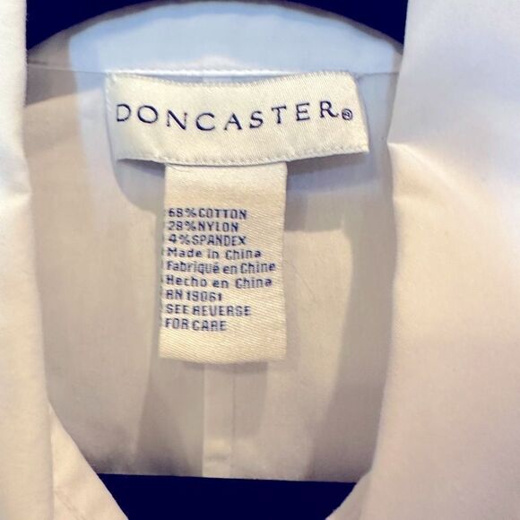 Doncaster White Button-Up Blouse - Picture 7 of 10
